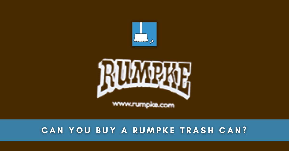 Can You Buy a Rumpke Trash Can