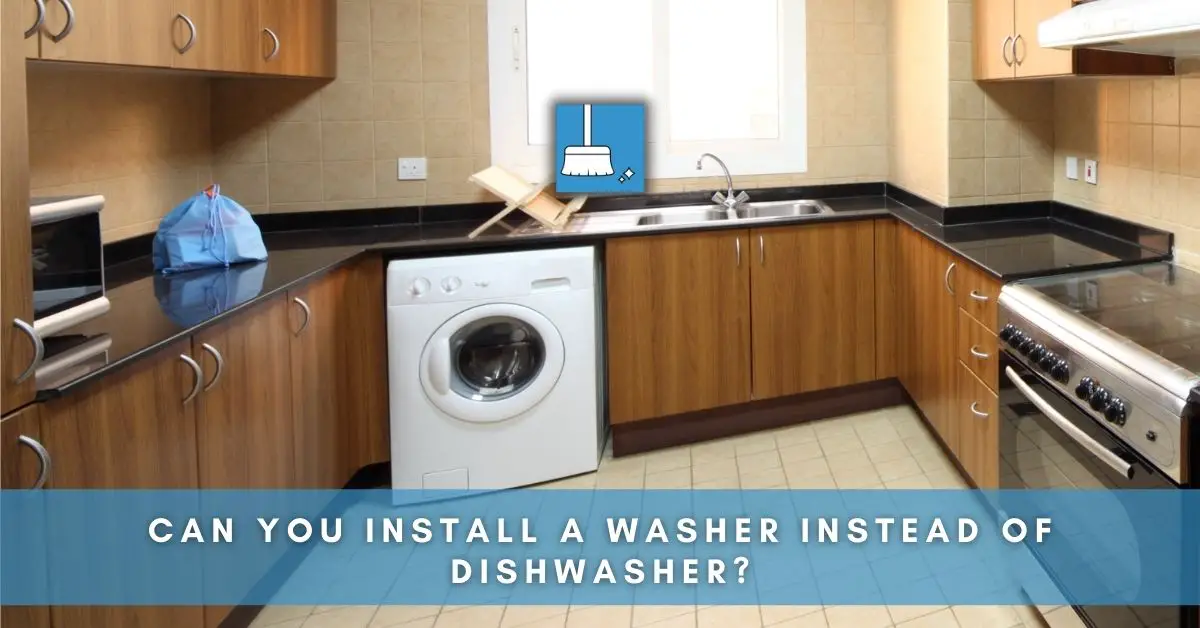 Can You Install a Washer Instead of Dishwasher