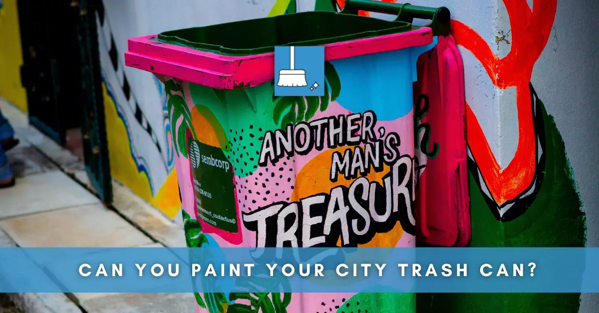 Can You Paint Your City Trash Can