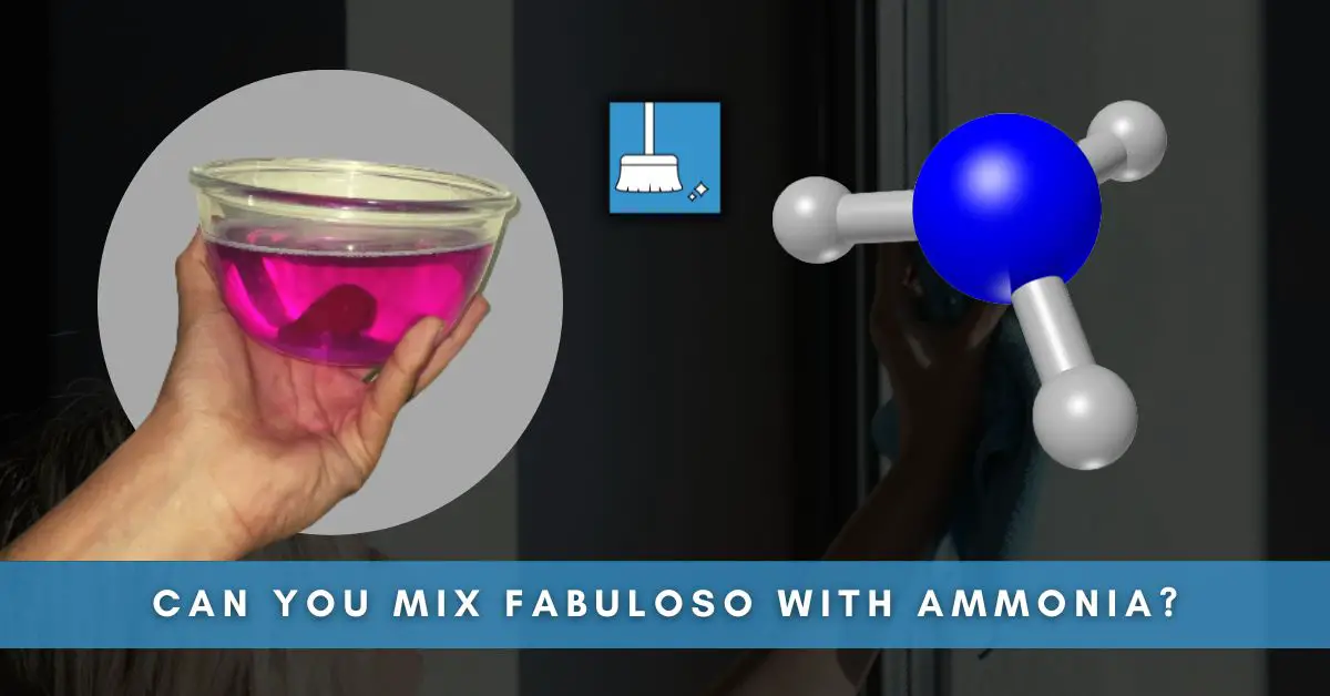 Can you mix Fabuloso with ammonia