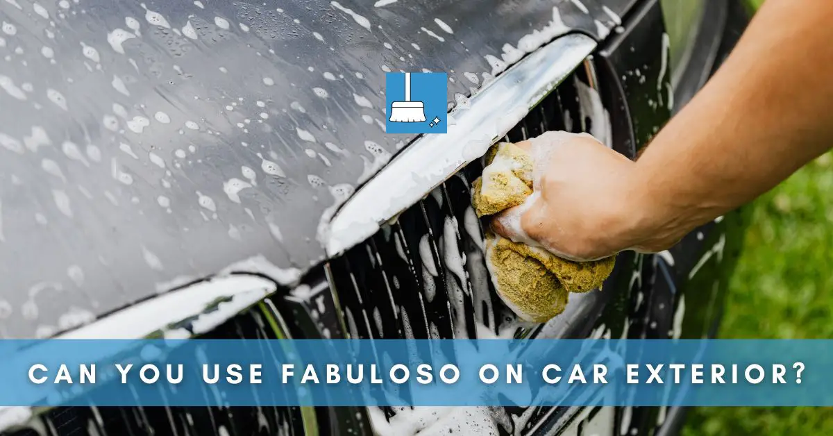 Can you use Fabuloso on car exterior
