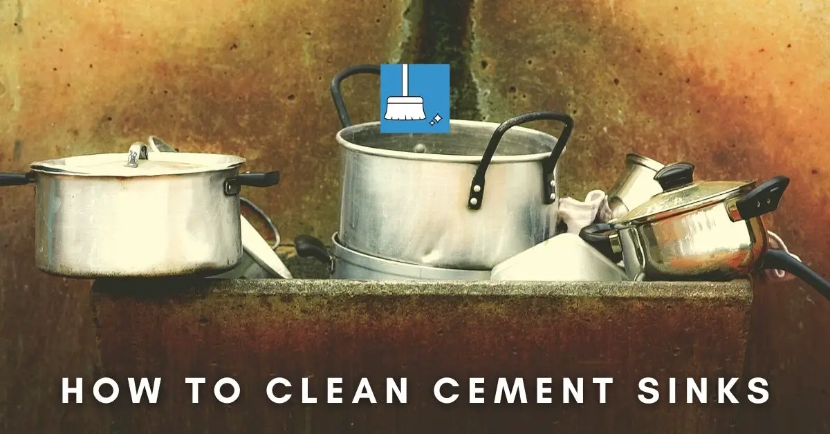 how to Clean a Cement Sink