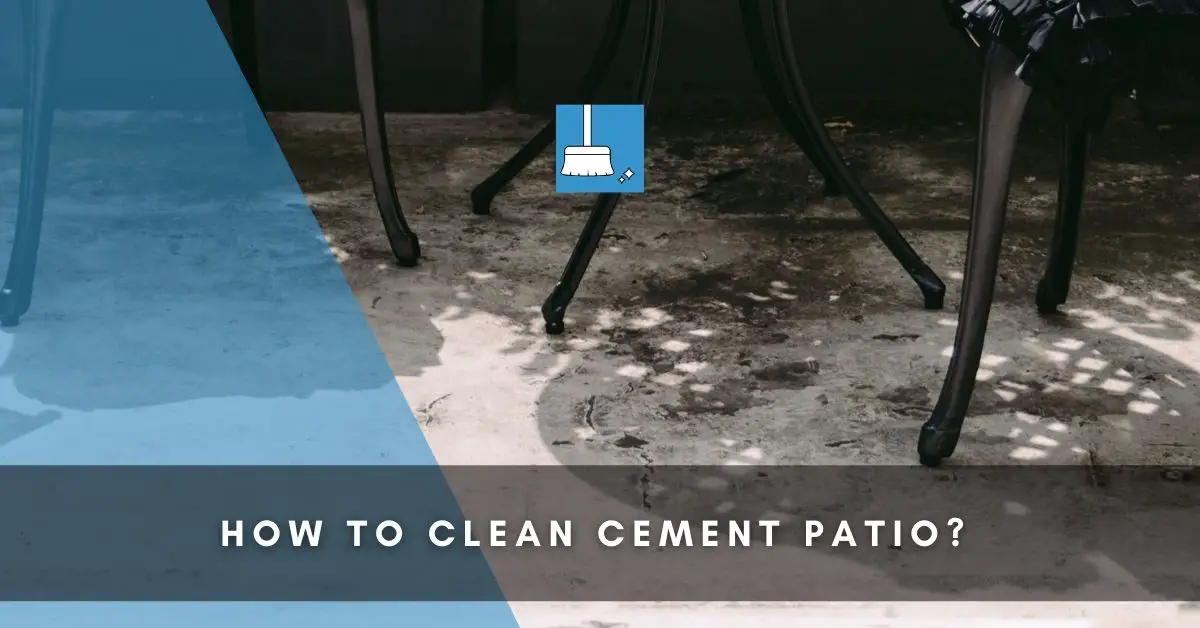 How to Clean Cement Patio