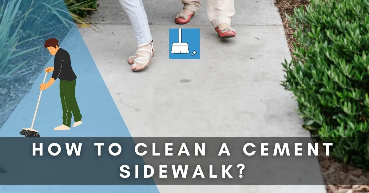 How to Clean a Cement Sidewalk