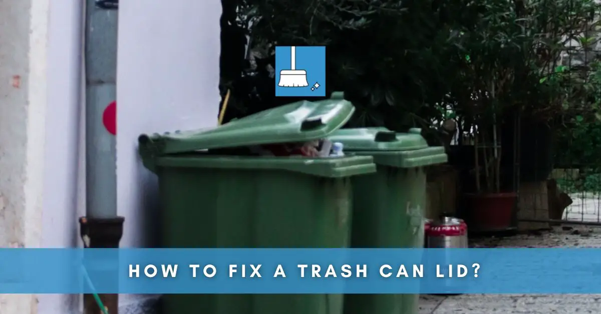 How to Fix a Trash Can Lid