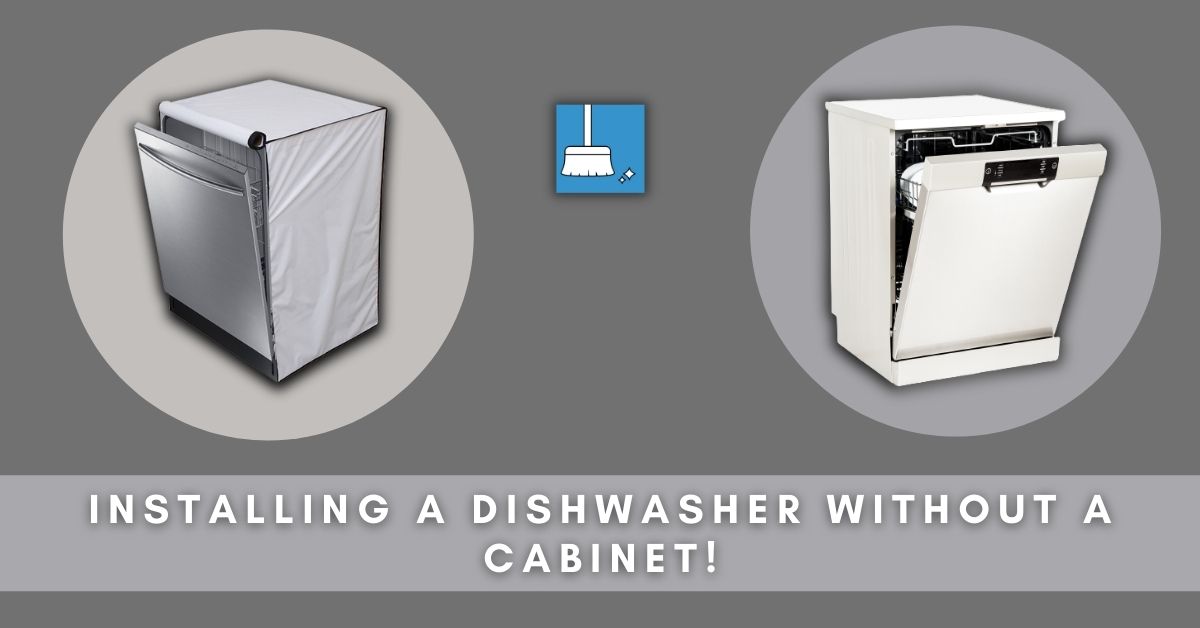 Installing a Dishwasher Without a Cabinet