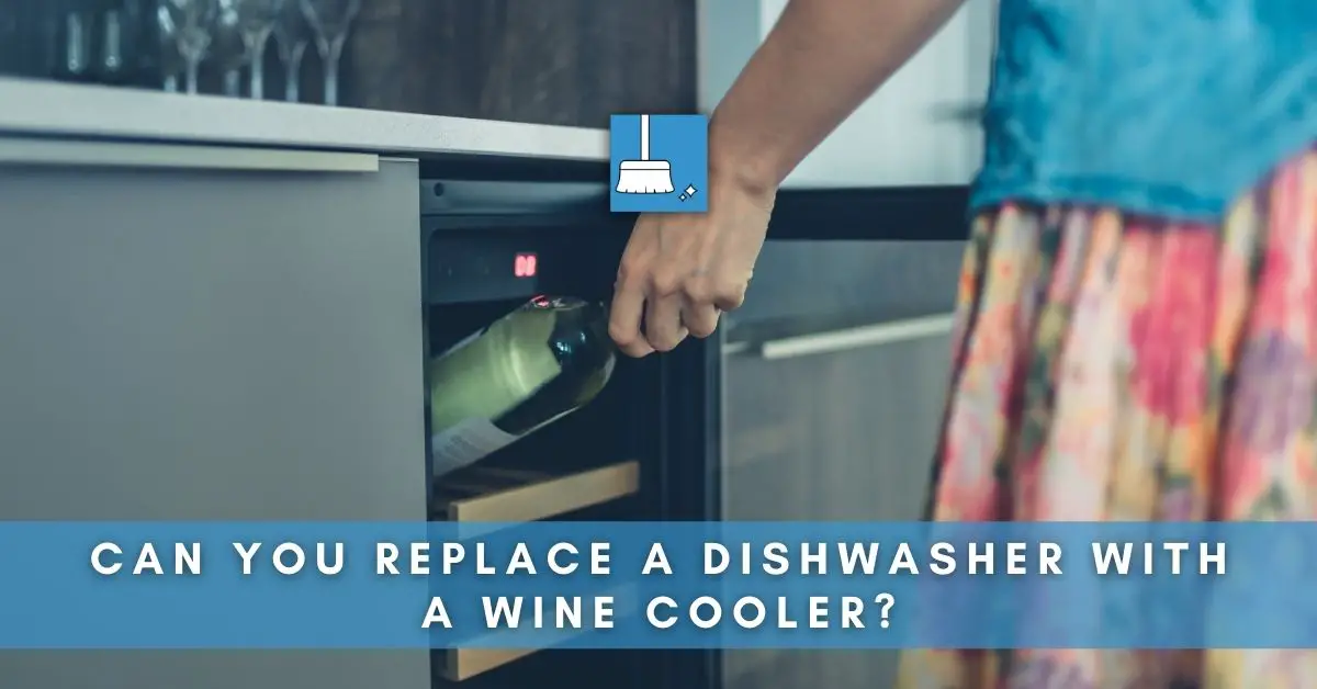 REPLACING A DISHWASHER WITH A WINE COOLER