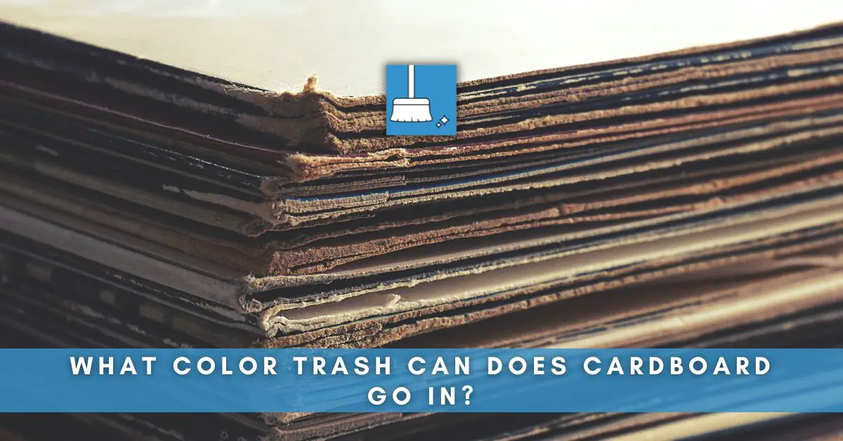 What Color Trash Can Does Cardboard Go In