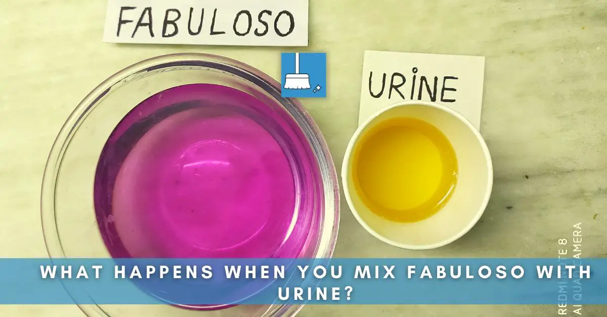 What Happens upon Mixing Fabuloso and Urine