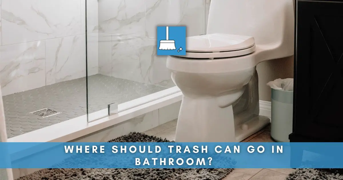 Where Should Trash Can Go In Bathroom