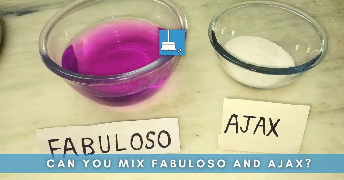 can you mix fabuloso & ajax
