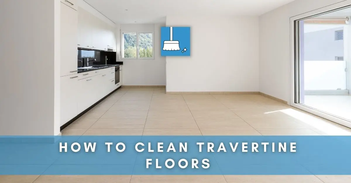 clean travertine floors